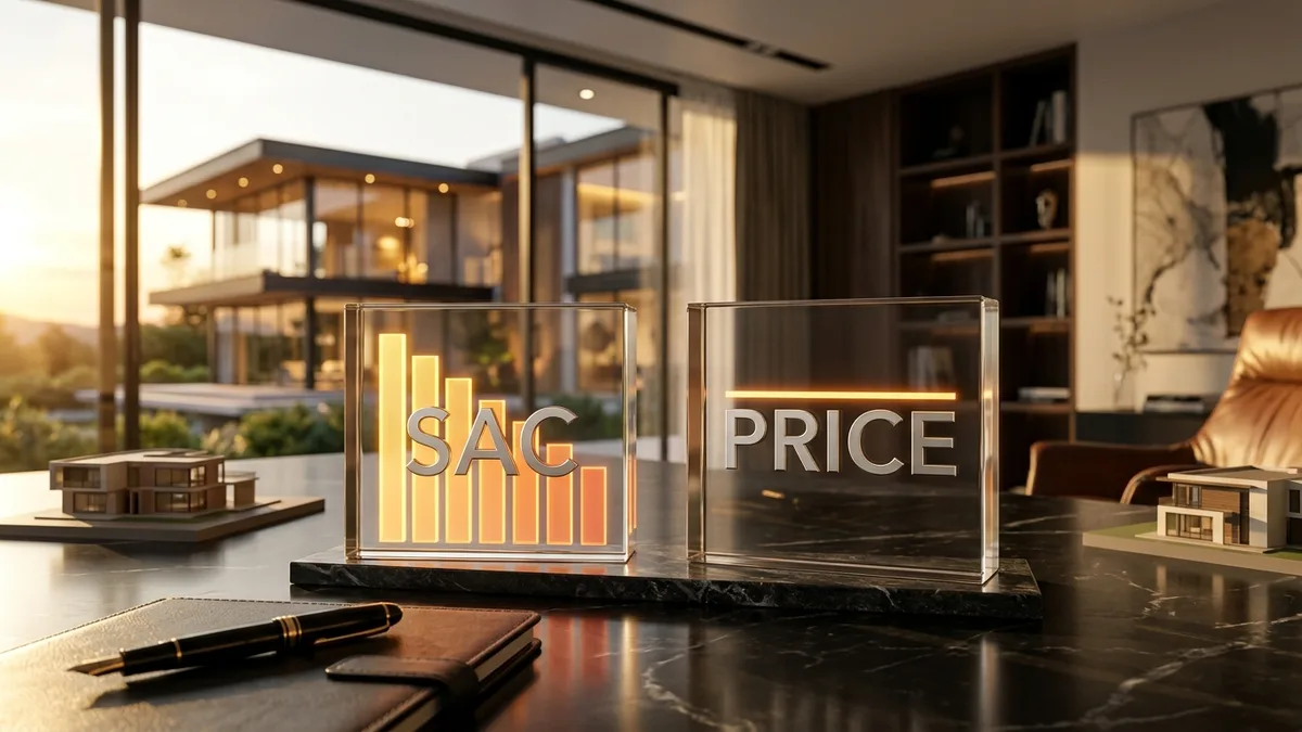 SAC ou Price: a escolha que vai definir quanto você vai pagar a mais no seu financiamento